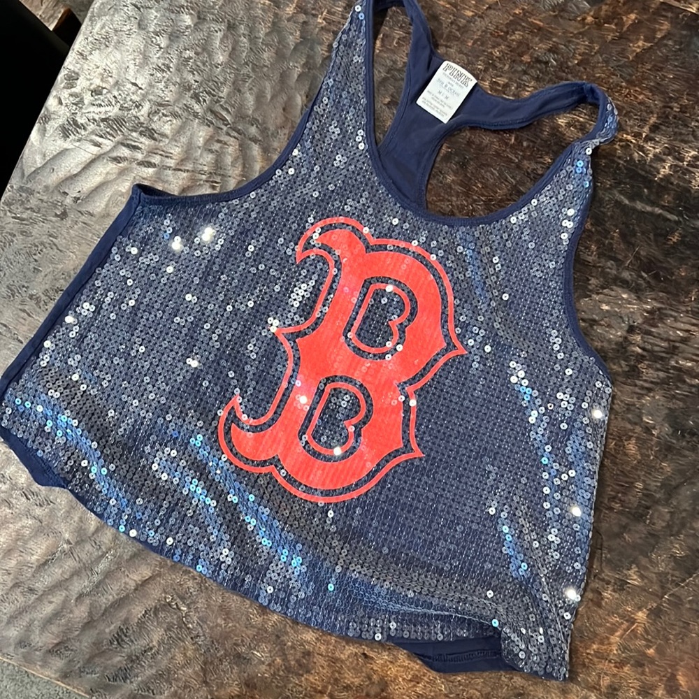 Vintage Victoria secret crop top Boston Red Sox
